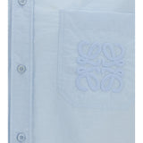 Short-sleeve cotton blend Shirt