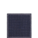 Ethnic-patterned silk Pocket Square