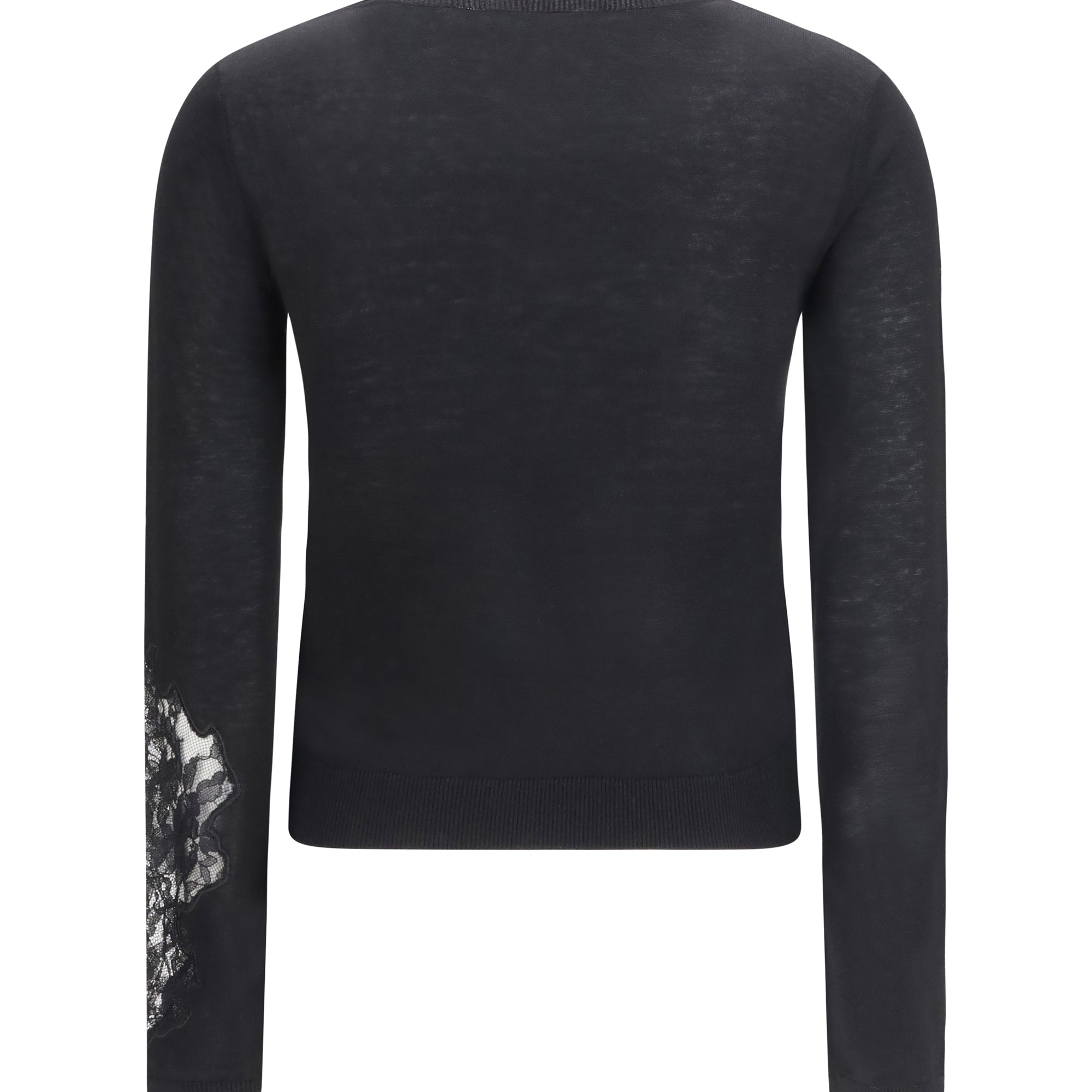 Wool Sweater with lace inserts