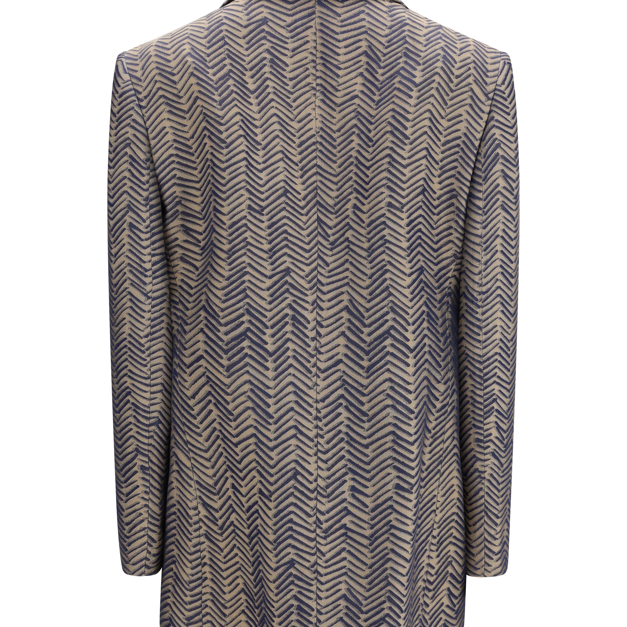 Single-breasted Jacket cchevron jacquard viscose