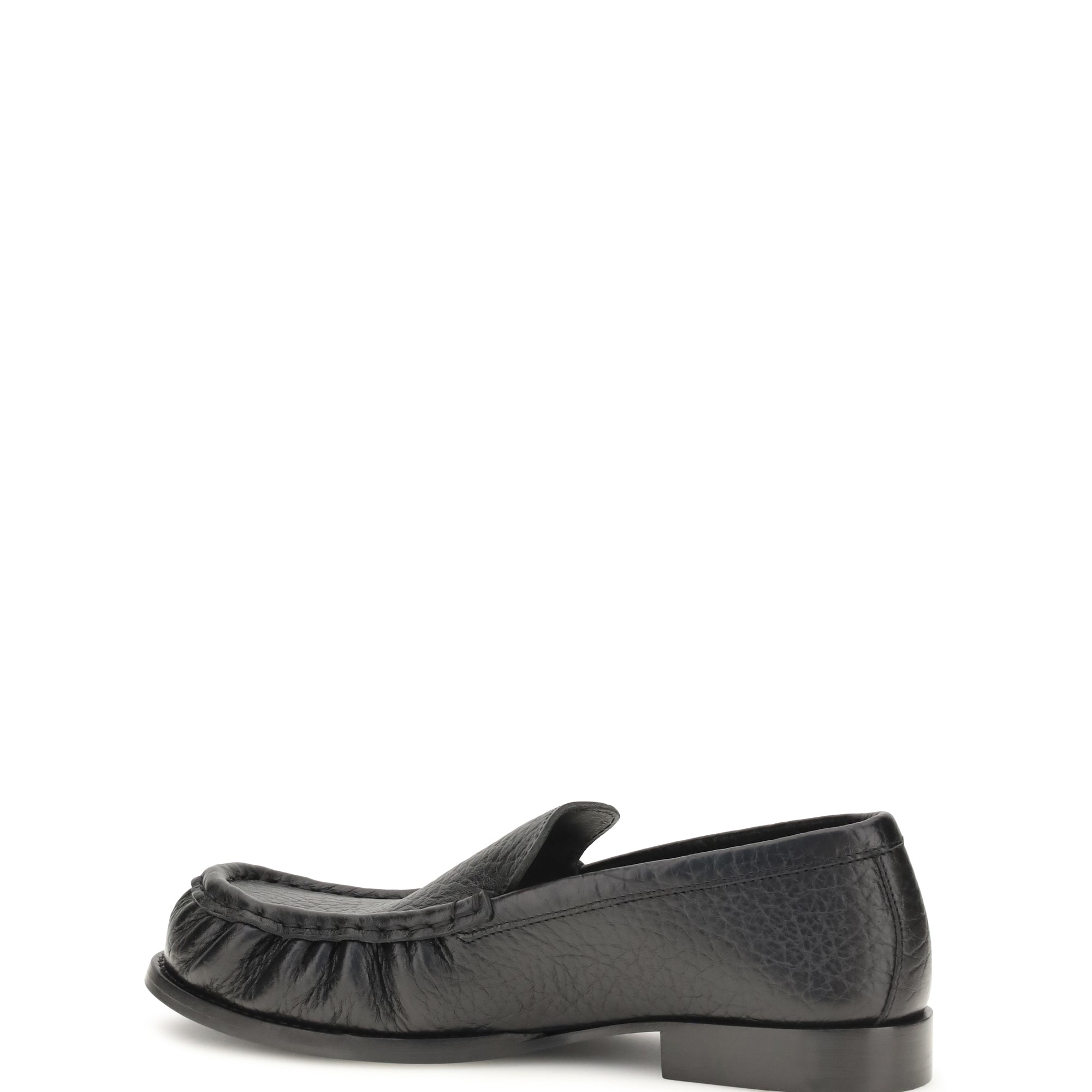 Grained leather Loafers