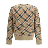 Wool Check Sweater