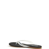 Leather and rubber flip-flop Sandals