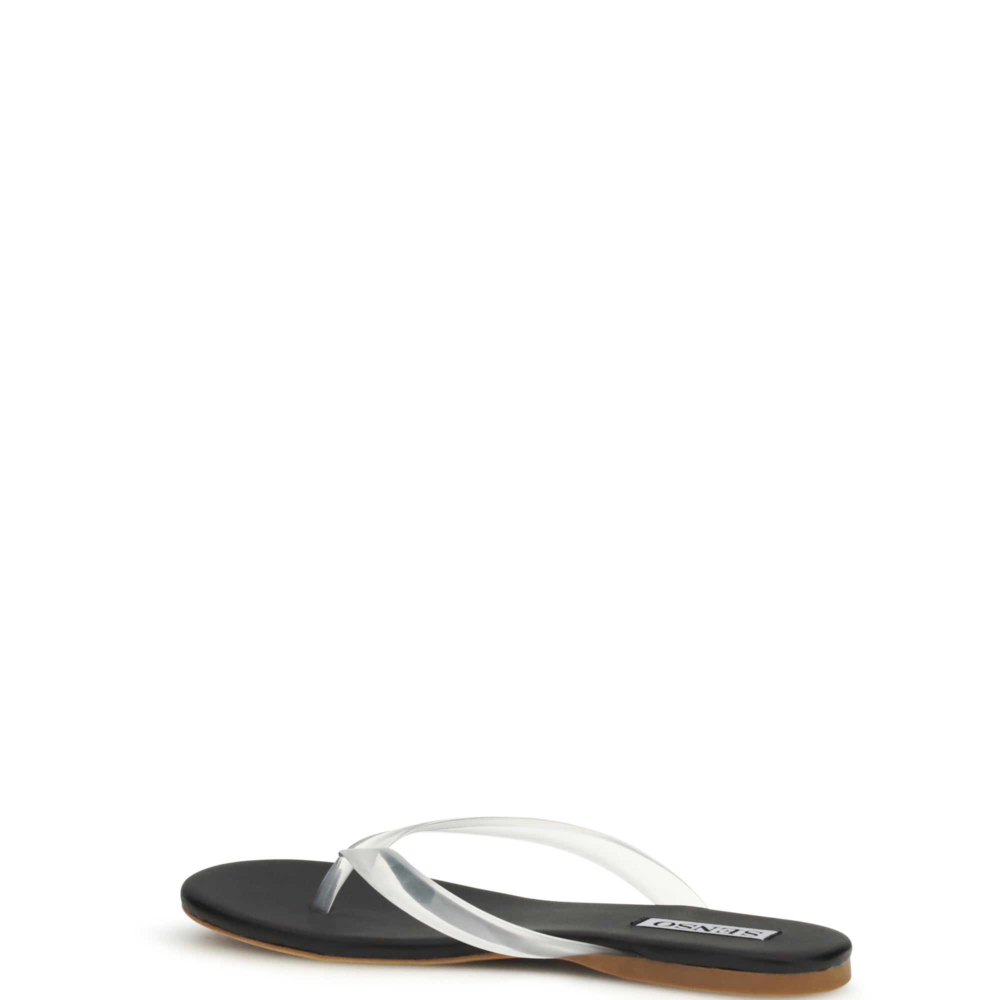Leather and rubber flip-flop Sandals