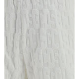 Shorts with all-over monogram