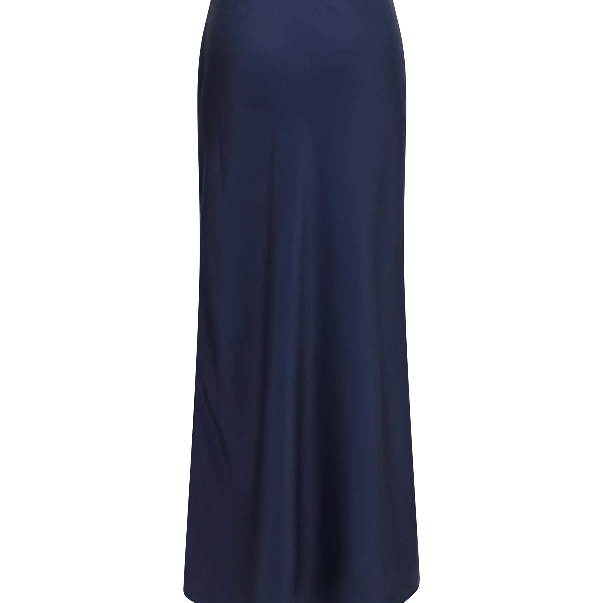 Silk twill A-line maxi Skirt