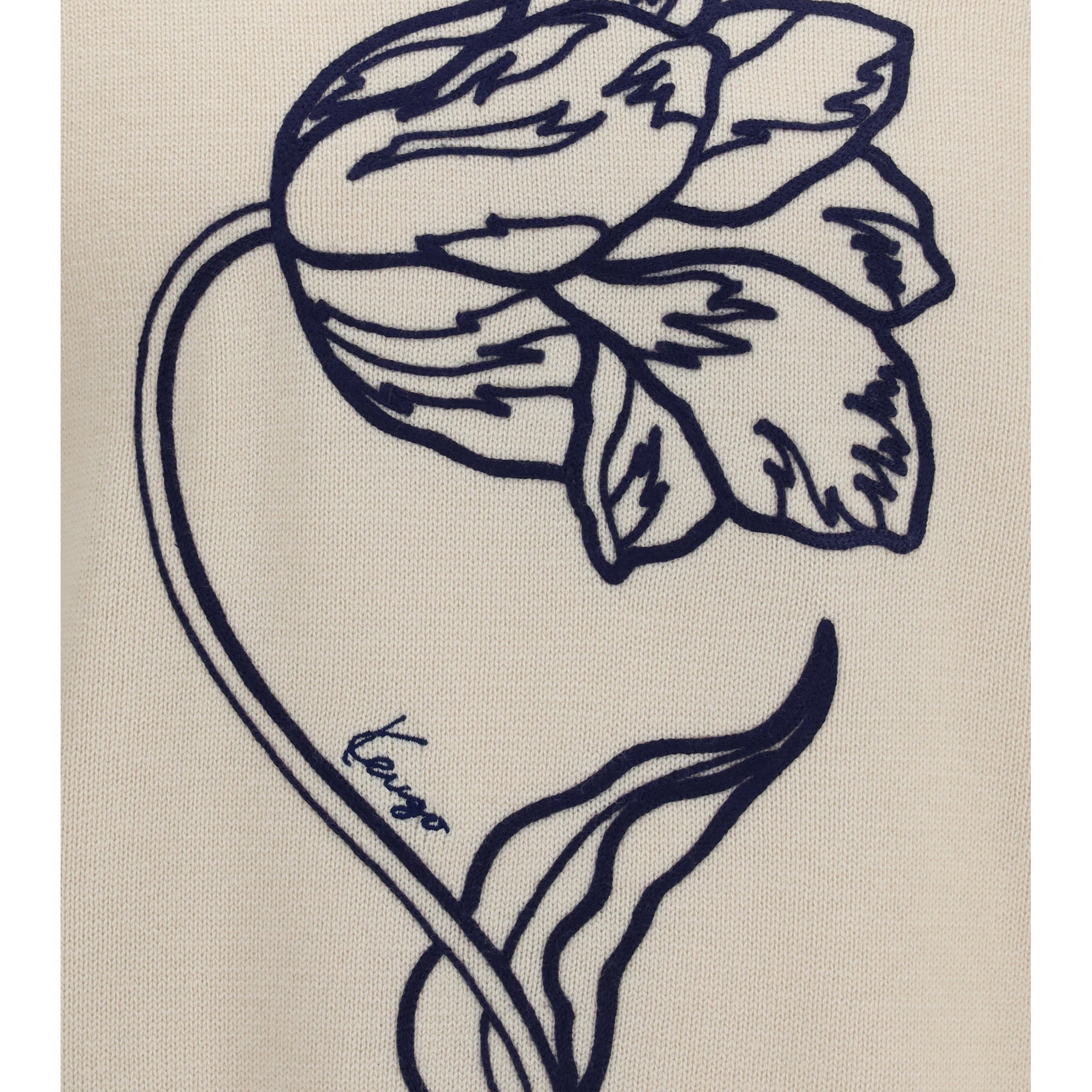 Kenzo Tulip wool and cotton Sweater