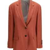 Single-breasted linen Blazer