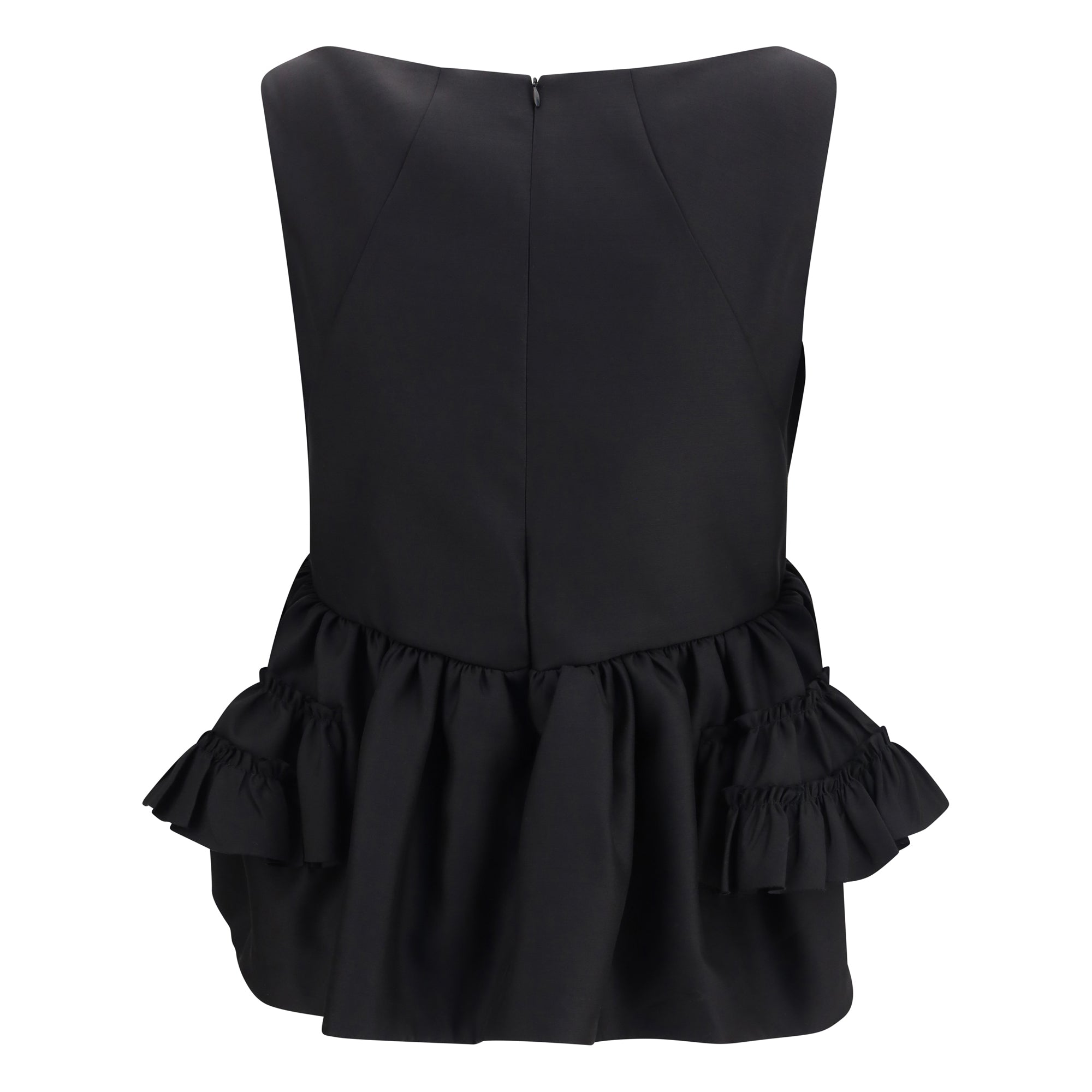 Ruffled peplum Top