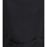 Textured wool and mohair sleeveless Vest
