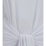 Draped-waist jersey T-shirt