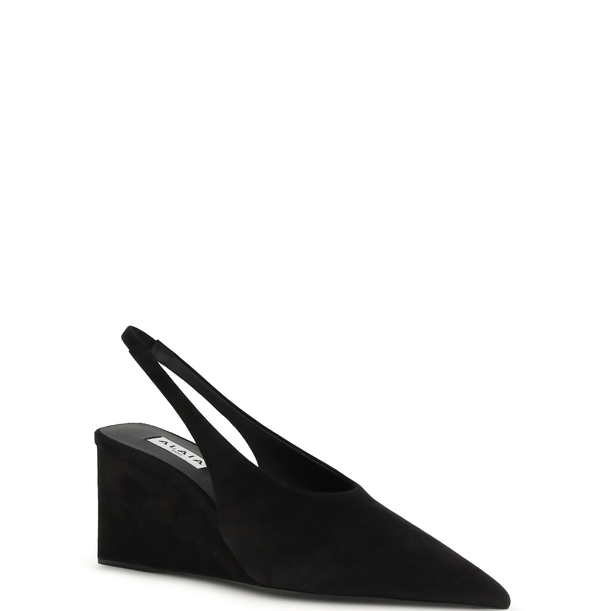 Cube wedge slingback Pumps