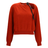 Crewneck Sweater with cut-out detail