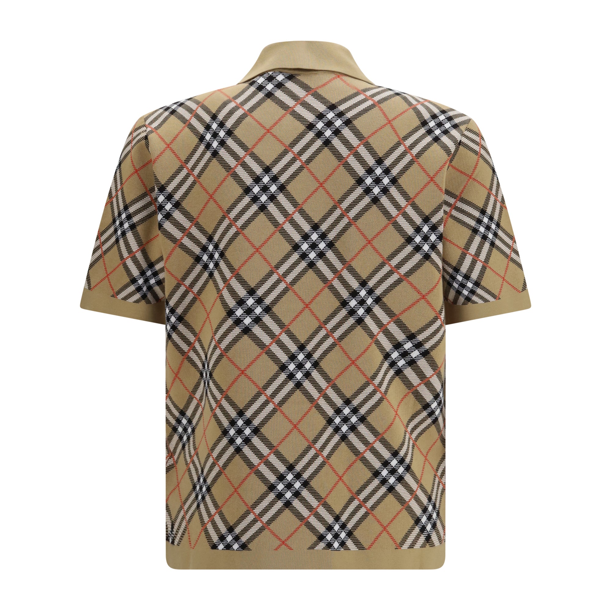 Check cotton blend Polo Shirt