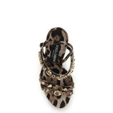 Keira leopard-print Sandals