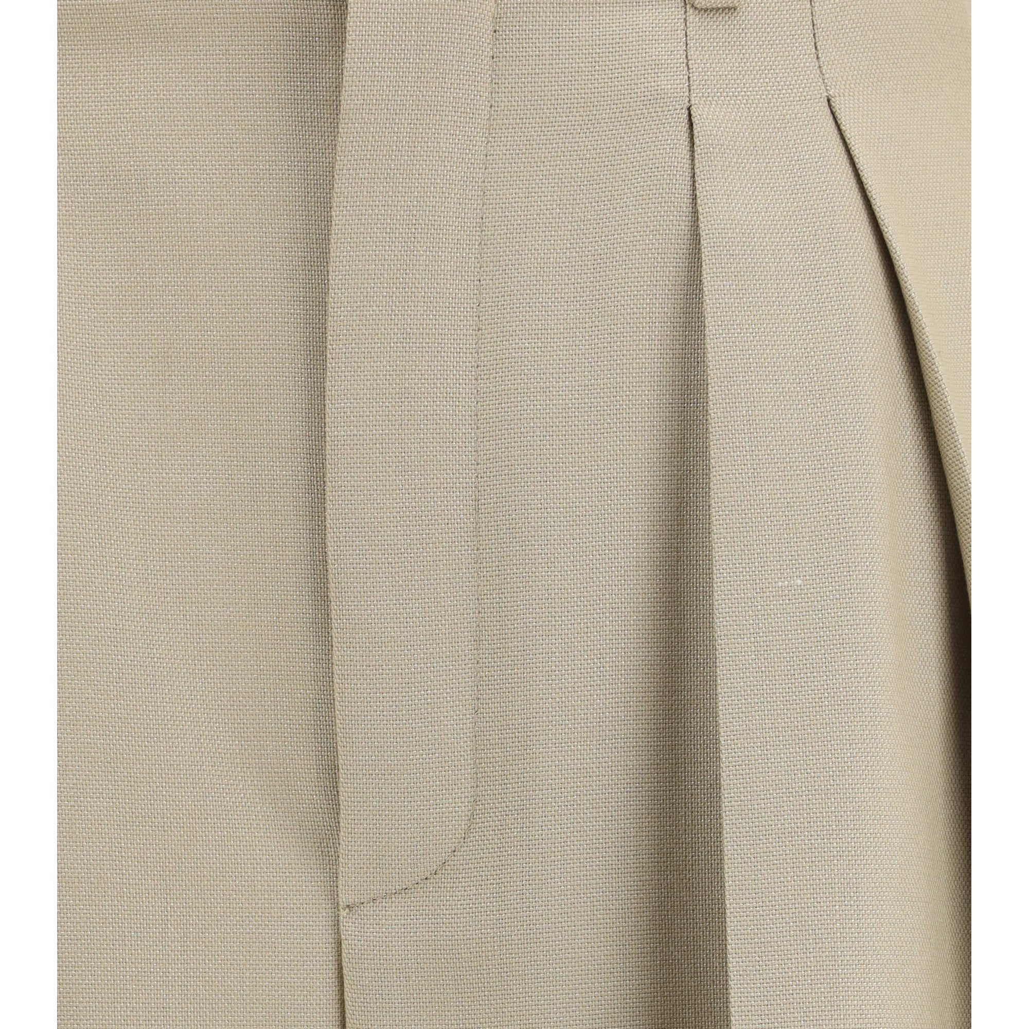 Tailored wool and silk canvas Pants