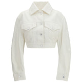Cocoon reversed-effect raw denim Jacket