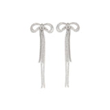 Double crystal bow Earrings