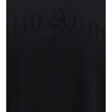 Curved logo double-layer T-shirt