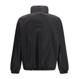 FF jacquard zipped reversible Windbreaker