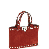Suede Rockstud mini Handbag
