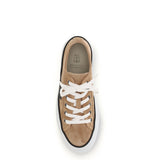 Shiny Tab suede Sneakers