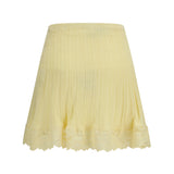 Pointelle knit mini Skirt