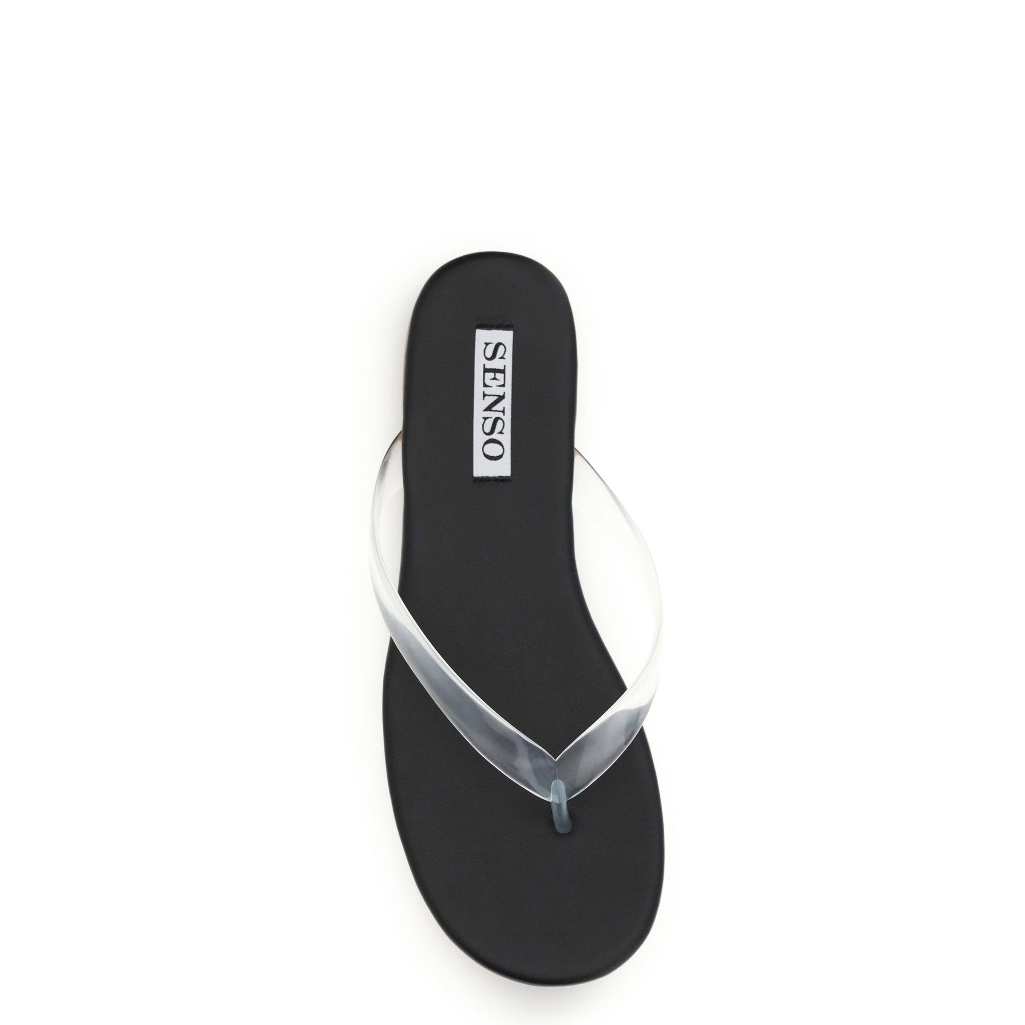 Leather and rubber flip-flop Sandals