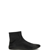Leather ankle Boots lined with soft shearling