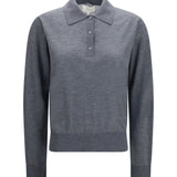 Miles long-sleeve fine-knit Polo