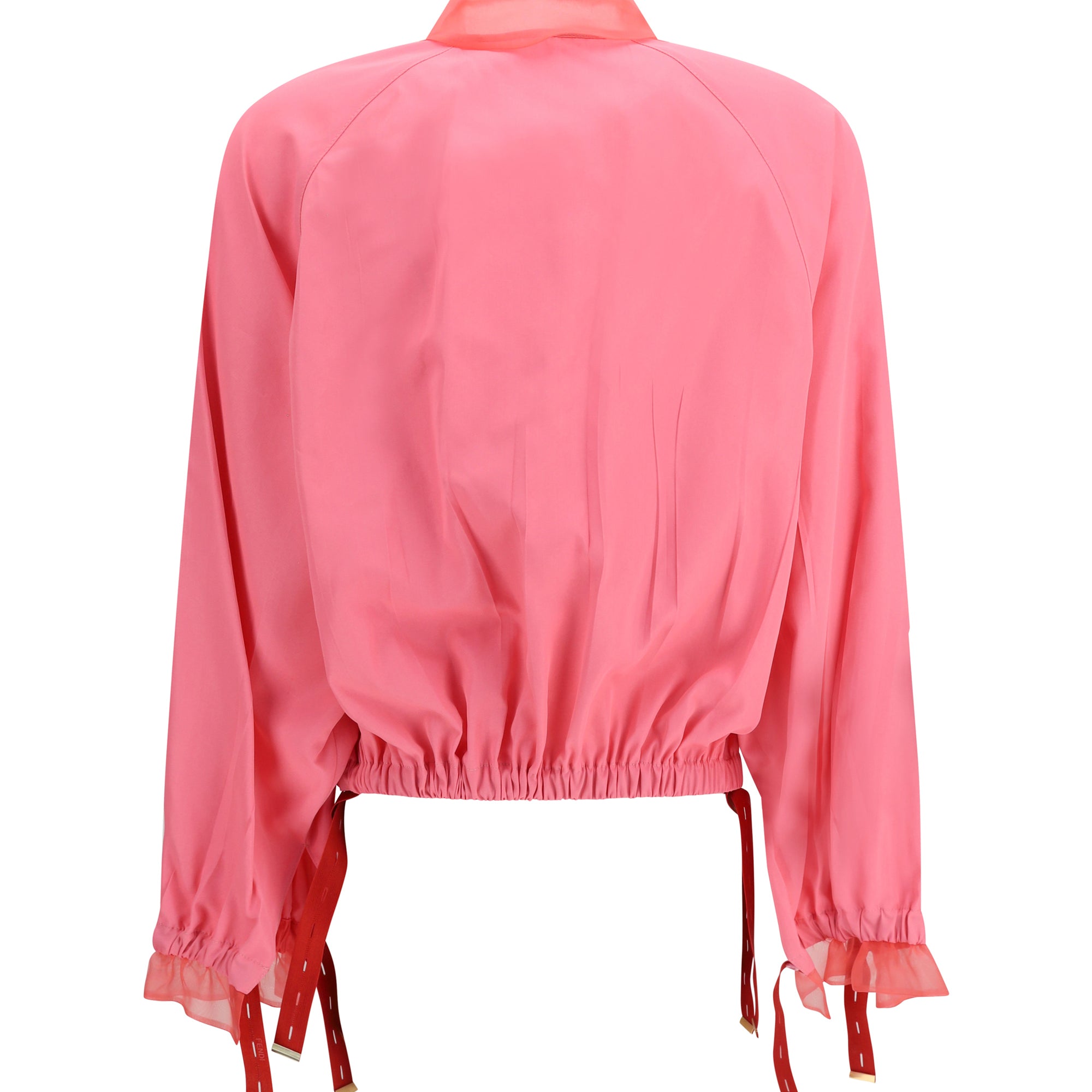 Bomber in technical viscose