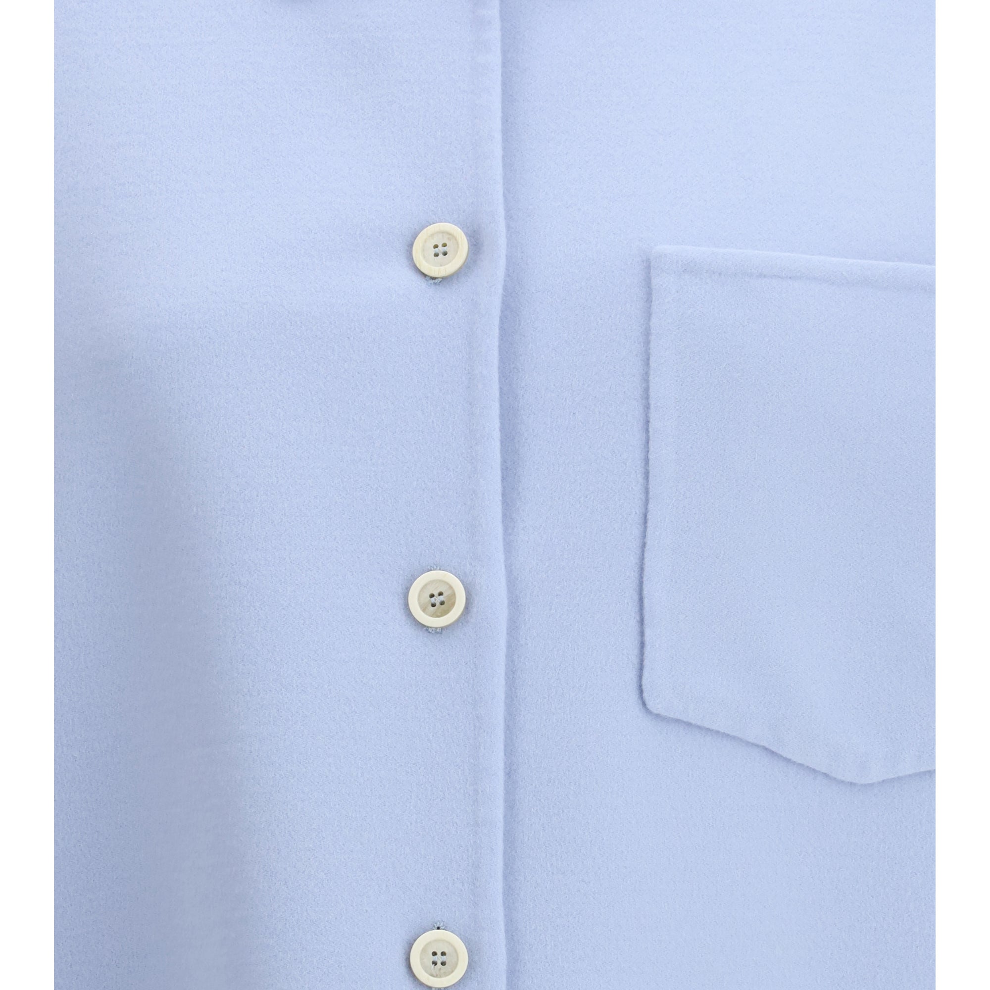 Long Shirt in double wool