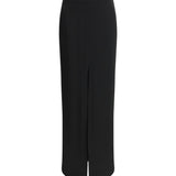 Tailored crepe envers satin Skirt