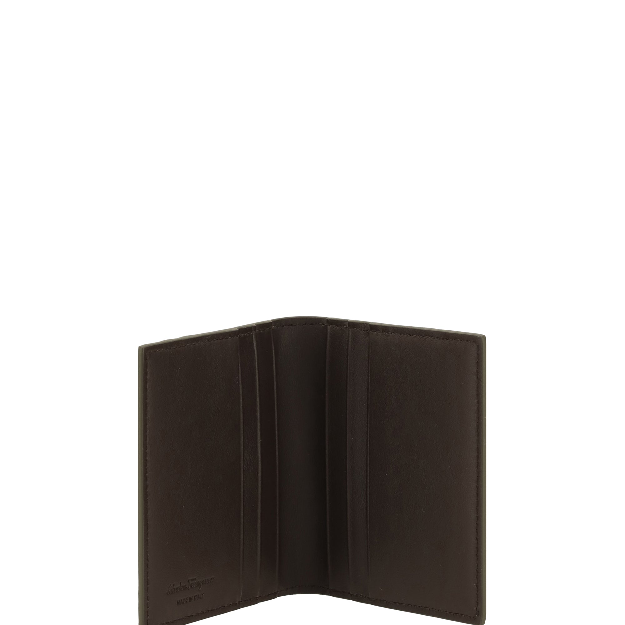 Gancini leather Card Holder