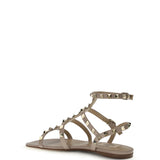 Rockstud leather Sandals