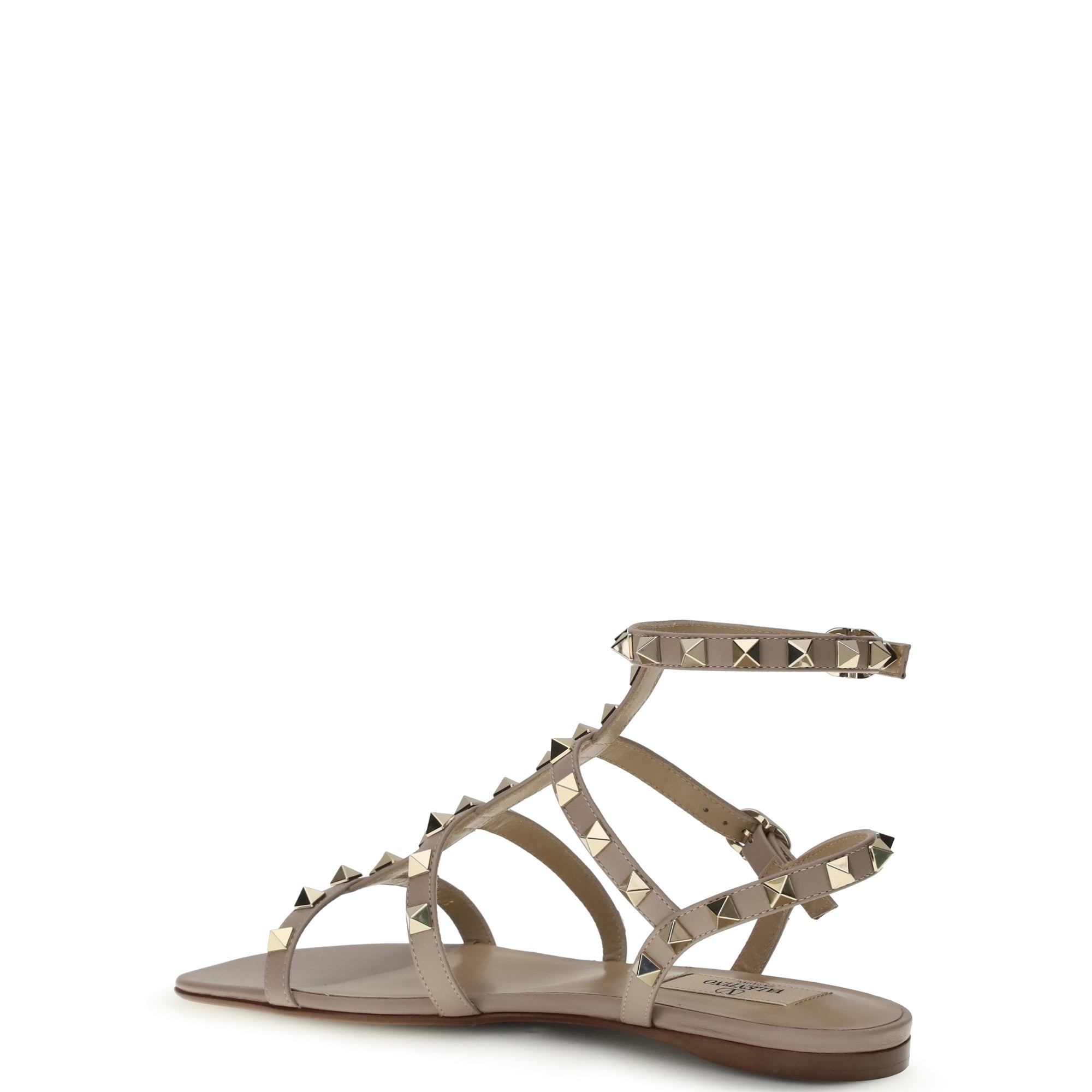 Rockstud leather Sandals