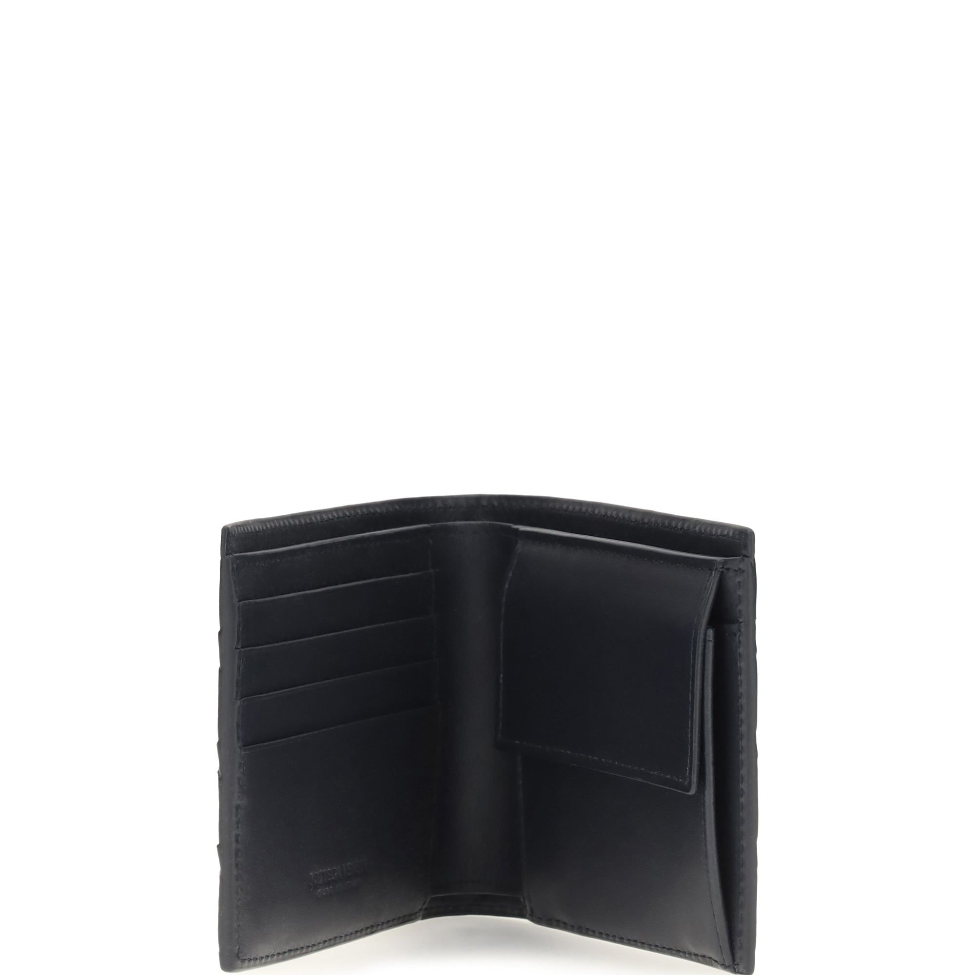 Bifold leather Intrecciato Wallet