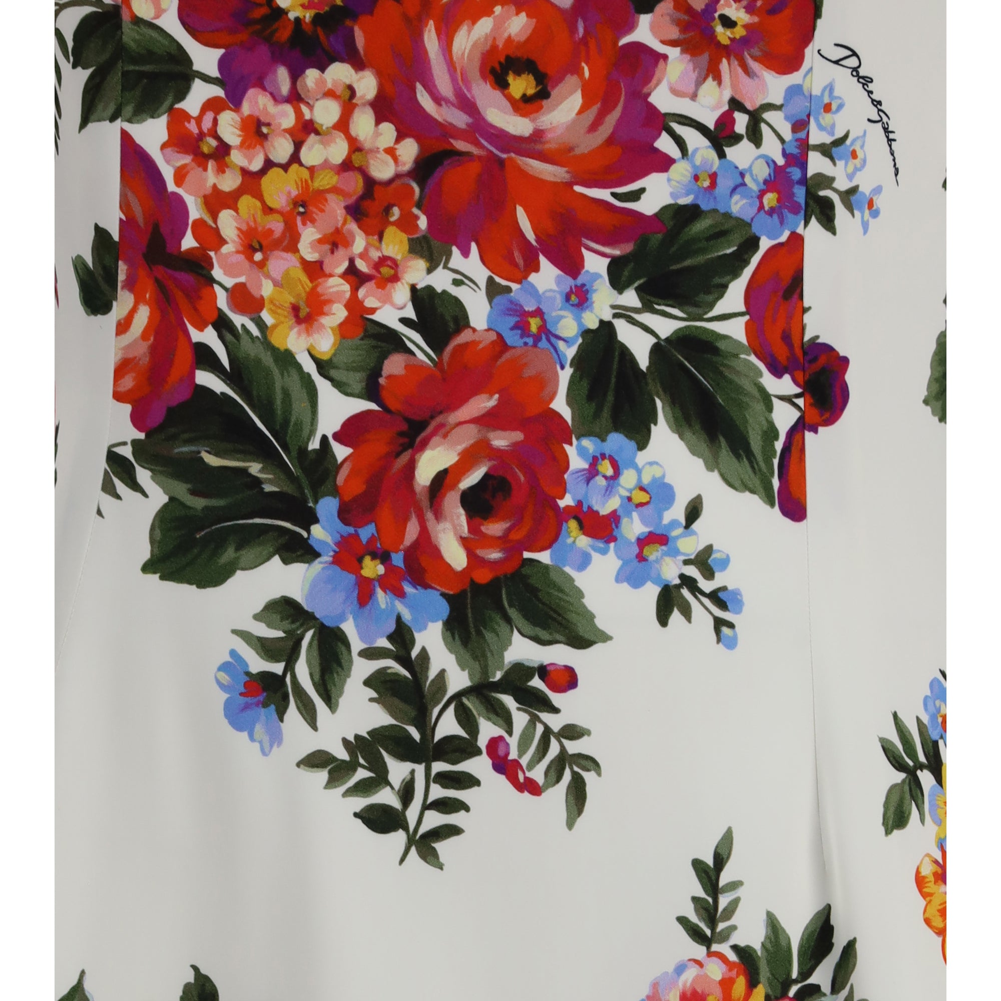Floral print stretch viscose Dress