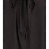 Barrel Leg Pants with drawstring in silk