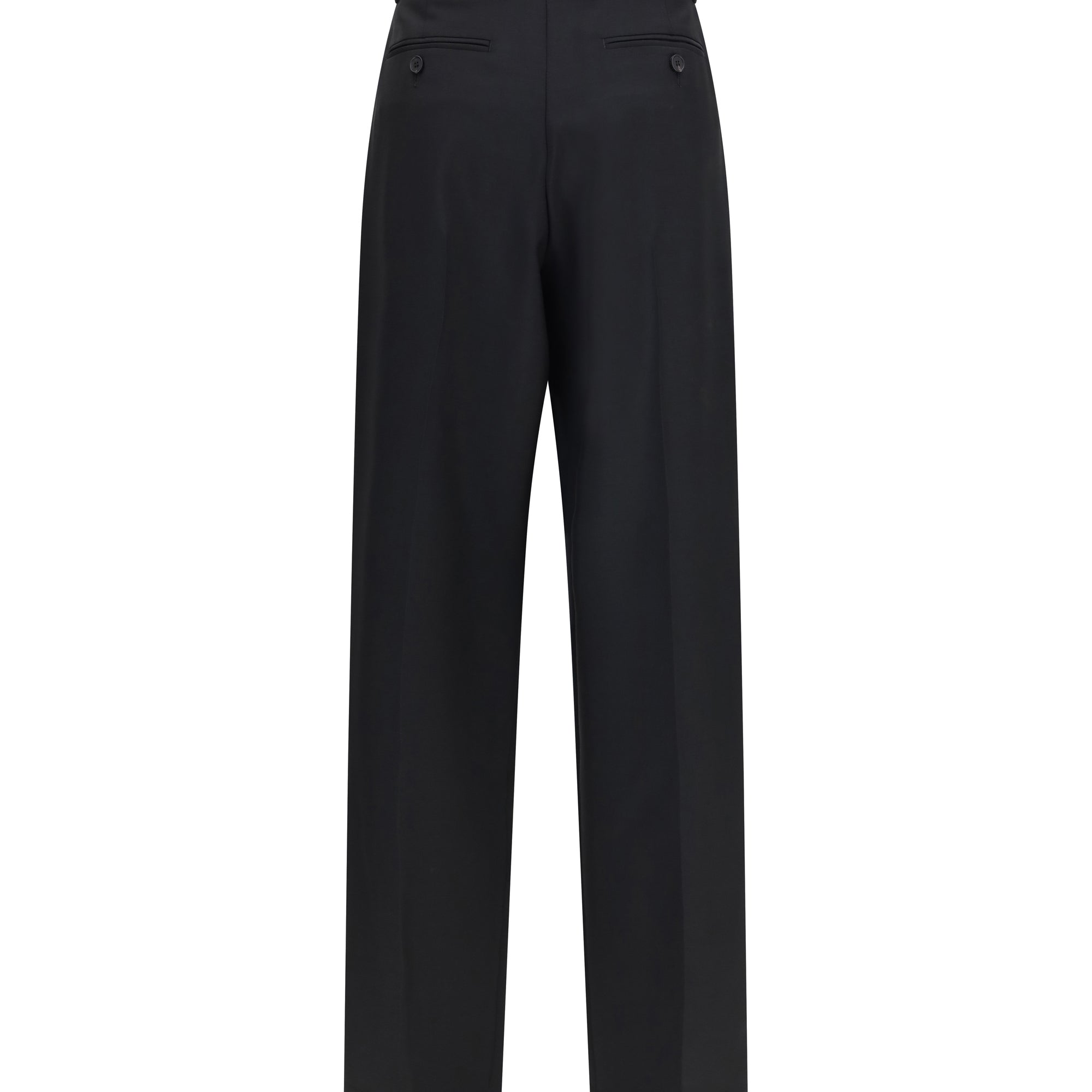 Double-pleat Pants in wool and mohair