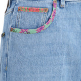 Jeans with floral details