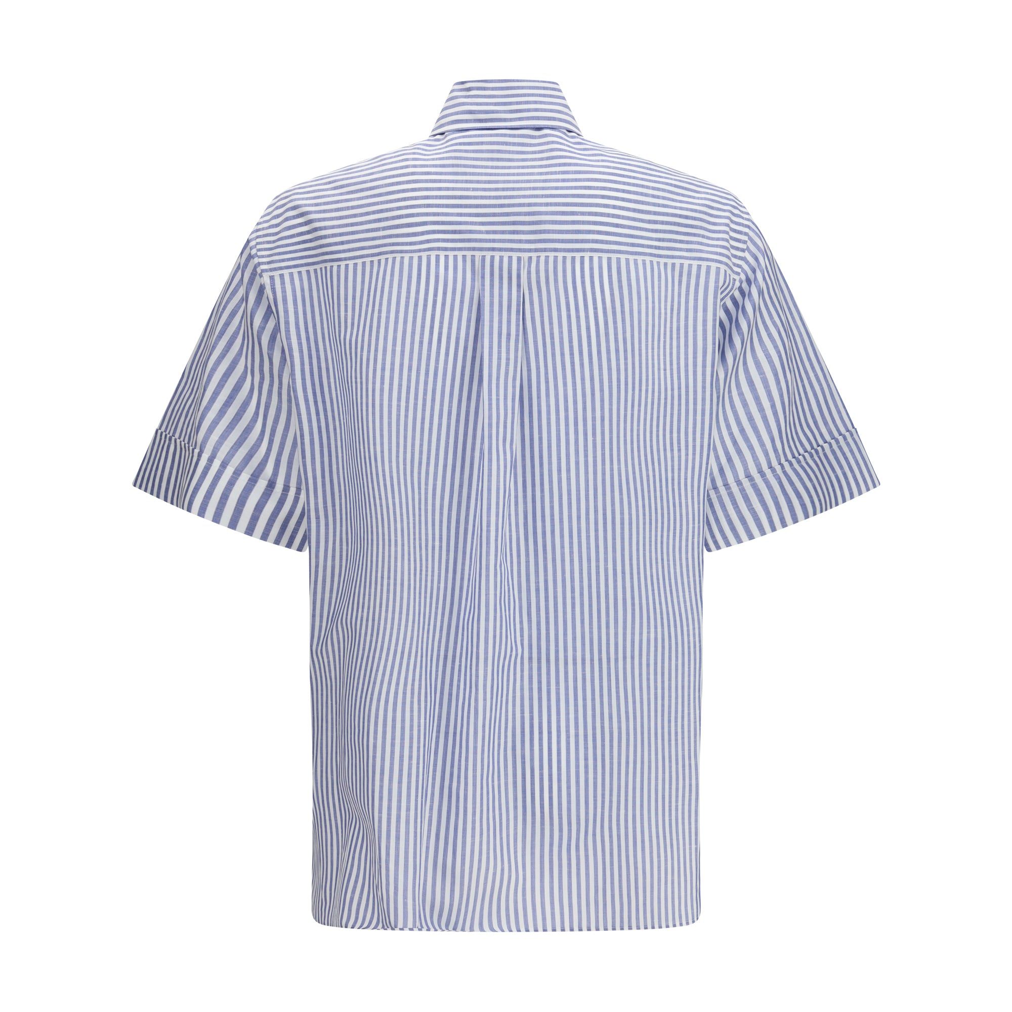 Short-sleeve Shirt with logo buttons