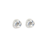 Silver knot Earrings