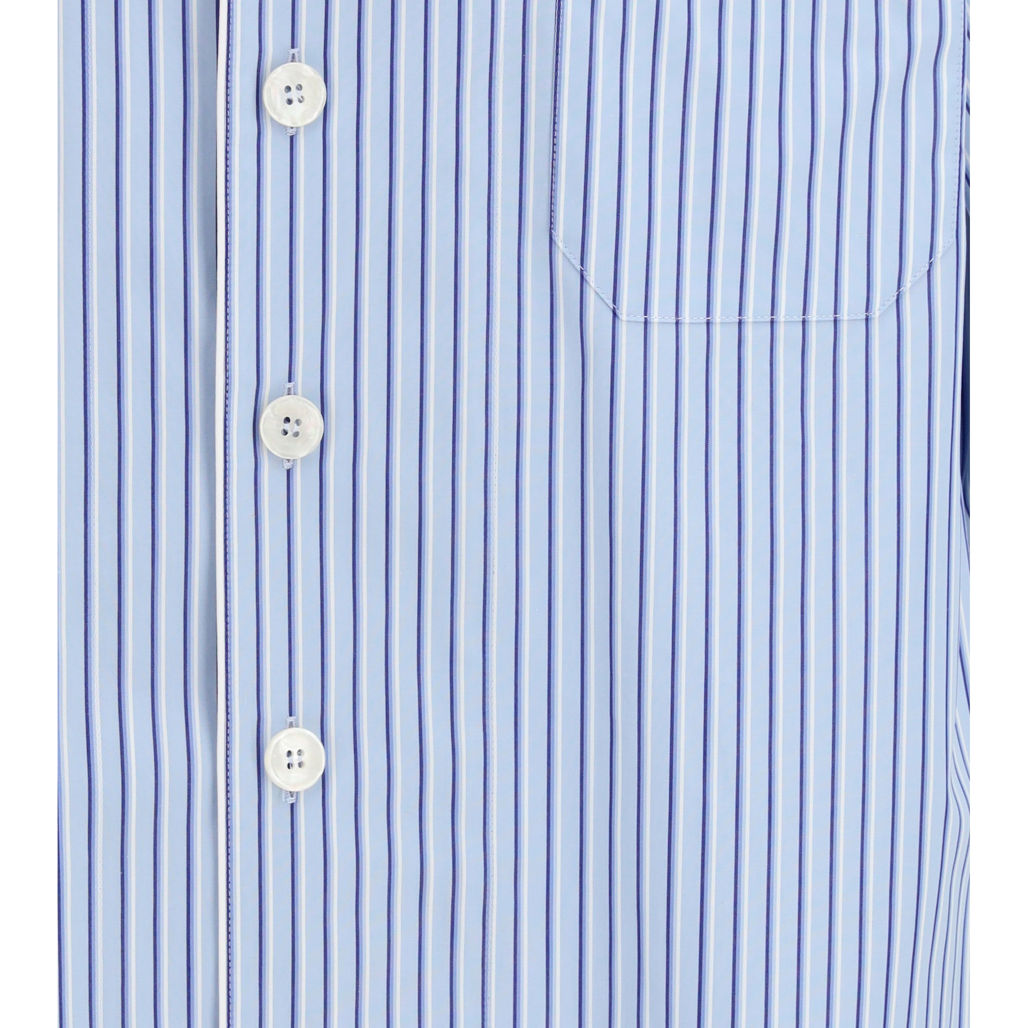 Striped poplin Hawaii Shirt