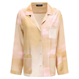 Printed silk twill Shirt
