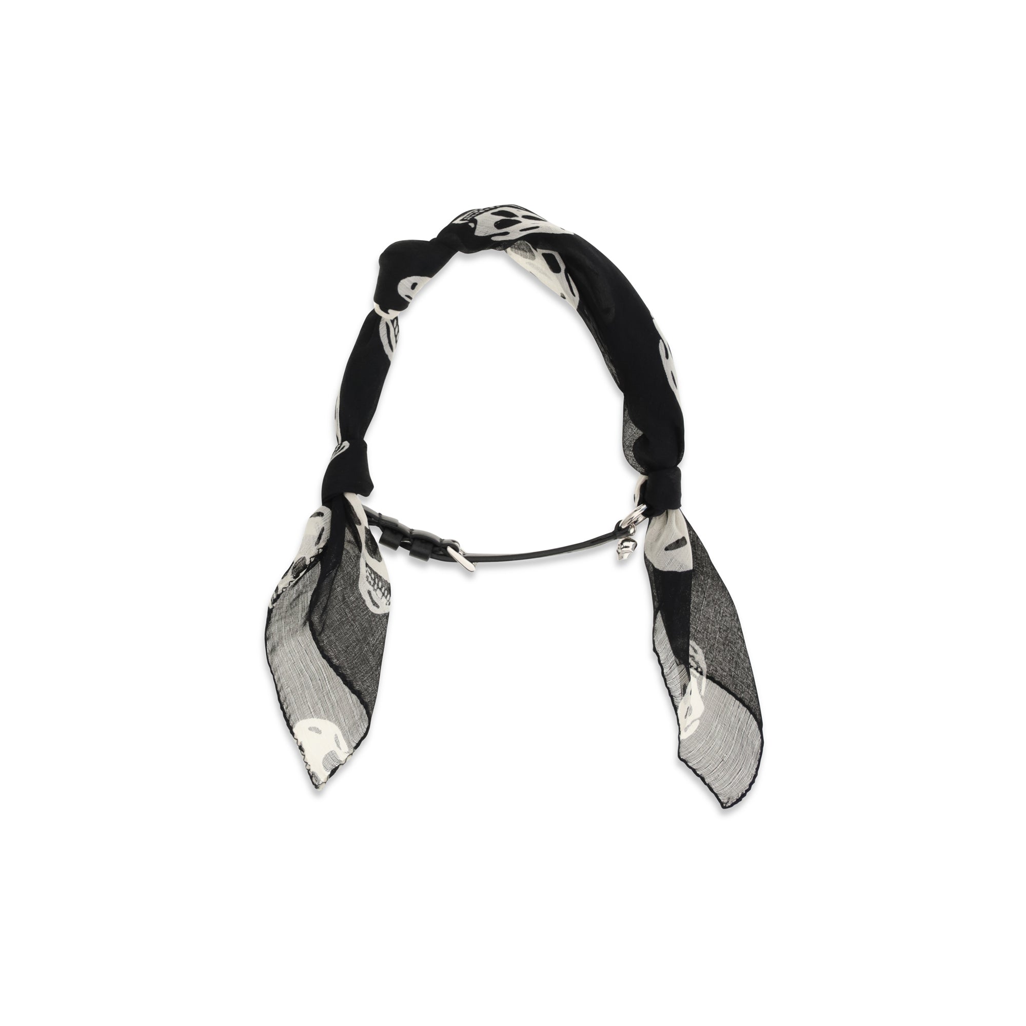 Double-wrap Skull Scarf Bracelet