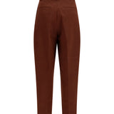 Wool-blend elasticated-waist Pants