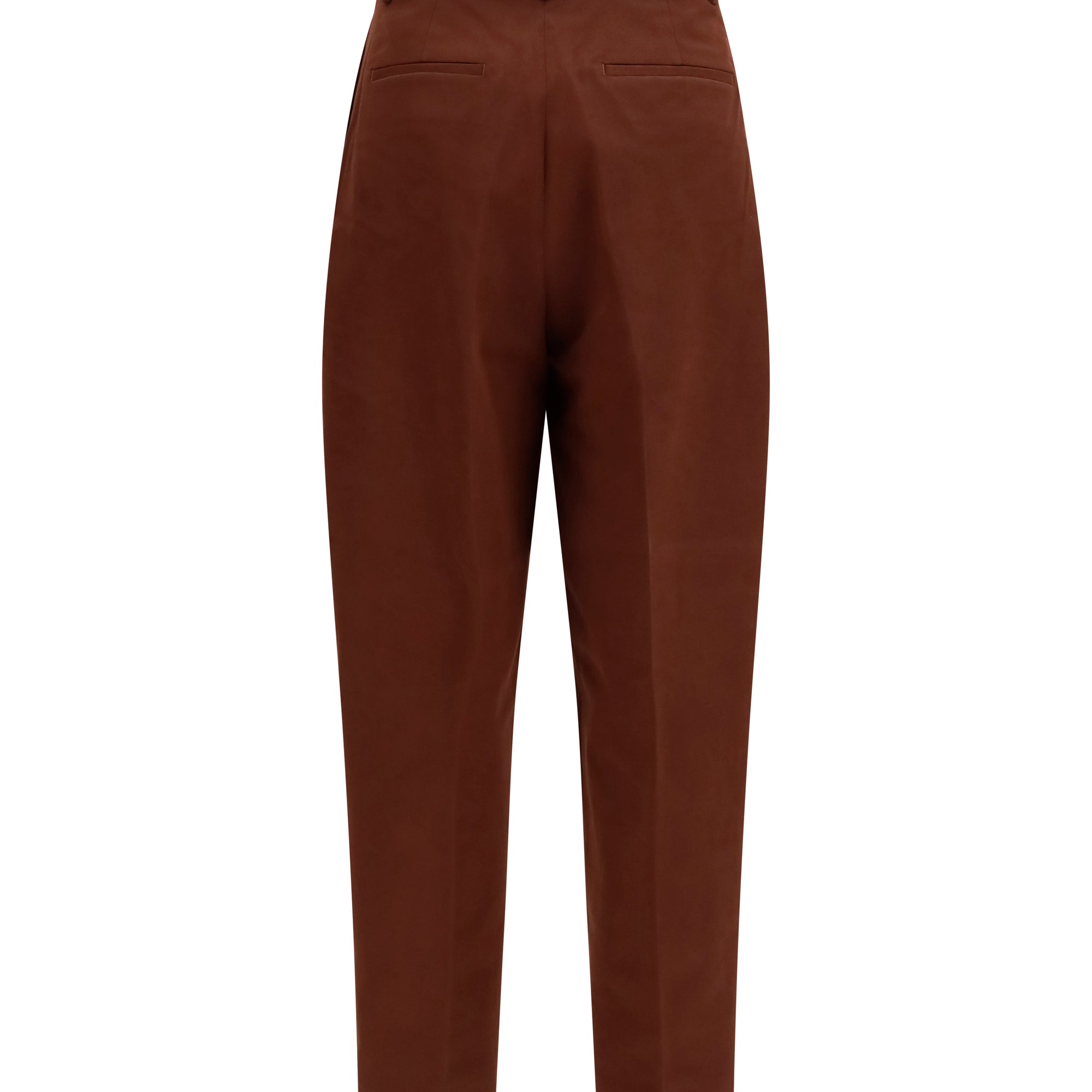 Wool-blend elasticated-waist Pants