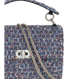 Rockstud Spike Tweed Handbag