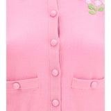 Floral embroidered knit Cardigan